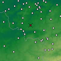 Nearby Forecast Locations - Chièvres - Kaart