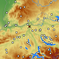 Nearby Forecast Locations - Beznau - Kaart