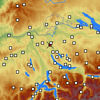 Nearby Forecast Locations - Opfikon - Kaart