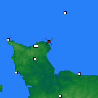 Nearby Forecast Locations - Barfleur - Kaart
