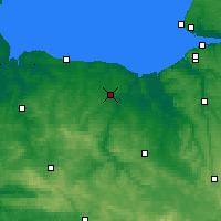 Nearby Forecast Locations - Caen - Kaart