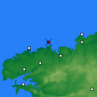 Nearby Forecast Locations - Île-de-Batz - Kaart
