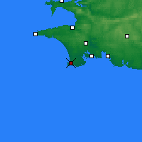 Nearby Forecast Locations - Penmarc'h - Kaart