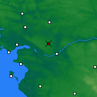 Nearby Forecast Locations - Treillières - Kaart
