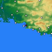 Nearby Forecast Locations - Marseille - Kaart