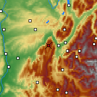 Nearby Forecast Locations - Vercors - Kaart