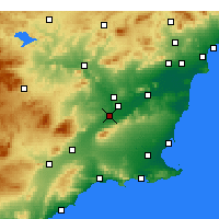 Nearby Forecast Locations - Alcantarilla - Kaart