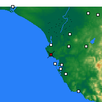 Nearby Forecast Locations - Rota - Kaart