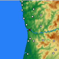 Nearby Forecast Locations - Serra do Pil. - Kaart
