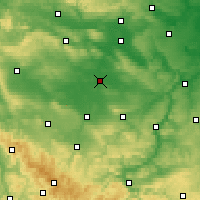 Nearby Forecast Locations - Sömmerda - Kaart