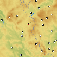 Nearby Forecast Locations - Tirschenreuth - Kaart