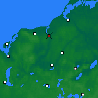 Nearby Forecast Locations - Rostock - Kaart