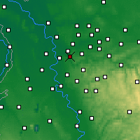 Nearby Forecast Locations - Mülheim - Kaart