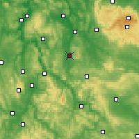 Nearby Forecast Locations - Göttingen - Kaart