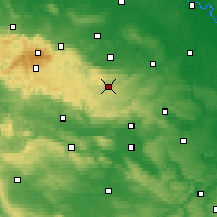 Nearby Forecast Locations - Harzgerode - Kaart