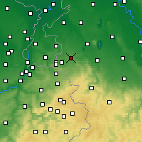 Nearby Forecast Locations - Würselen - Kaart