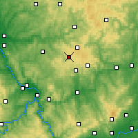 Nearby Forecast Locations - Westerwald - Kaart