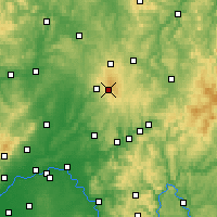 Nearby Forecast Locations - Hoherodskopf - Kaart
