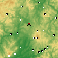 Nearby Forecast Locations - Homberg (Ohm) - Kaart