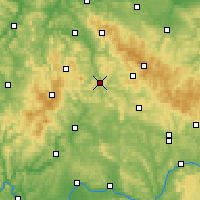 Nearby Forecast Locations - Meiningen - Kaart