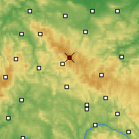 Nearby Forecast Locations - Rennsteig - Kaart