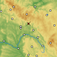Nearby Forecast Locations - Sonneberg - Kaart