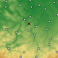 Nearby Forecast Locations - Osterfeld - Kaart