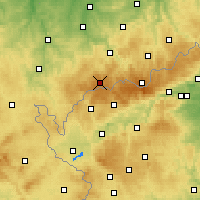 Nearby Forecast Locations - Erzgebirge/W - Kaart