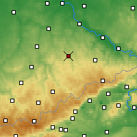 Nearby Forecast Locations - Freiberg - Kaart