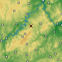 Nearby Forecast Locations - Hahn - Kaart