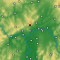 Nearby Forecast Locations - Taunus - Kaart