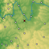Nearby Forecast Locations - Giebelstadt - Kaart