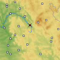 Nearby Forecast Locations - Bayreuth - Kaart