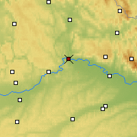 Nearby Forecast Locations - Regensburg - Kaart