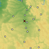 Nearby Forecast Locations - Fürth - Kaart