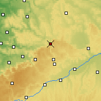 Nearby Forecast Locations - Aalen - Kaart
