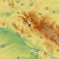 Nearby Forecast Locations - Zwiesel - Kaart
