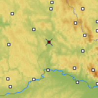 Nearby Forecast Locations - Schwandorf - Kaart