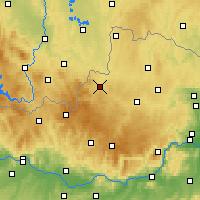 Nearby Forecast Locations - Weitra - Kaart