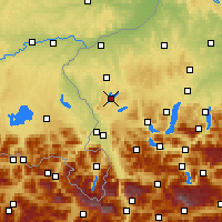 Nearby Forecast Locations - Mattsee - Kaart