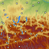 Nearby Forecast Locations - Feuerkogel - Kaart