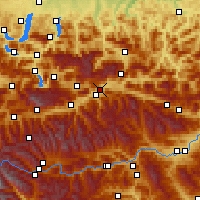 Nearby Forecast Locations - Liezen - Kaart