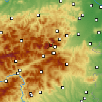 Nearby Forecast Locations - Rax - Kaart