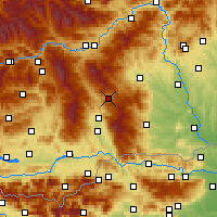 Nearby Forecast Locations - Preitenegg - Kaart