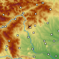 Nearby Forecast Locations - Schöckl - Kaart