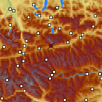 Nearby Forecast Locations - Ramsau am Dachstein - Kaart