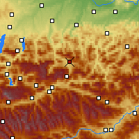 Nearby Forecast Locations - Windischgarsten - Kaart
