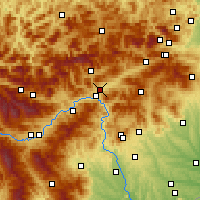 Nearby Forecast Locations - Kapfenberg - Kaart