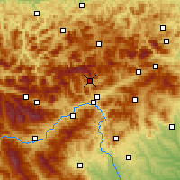 Nearby Forecast Locations - Aflenz Kurort - Kaart