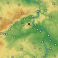 Nearby Forecast Locations - Milešovka - Kaart